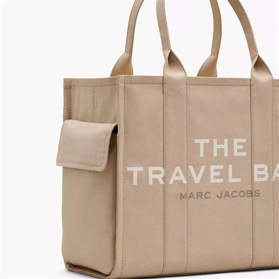 Marc Jacobs The Canvas Travel Tote Bag, Beige  v